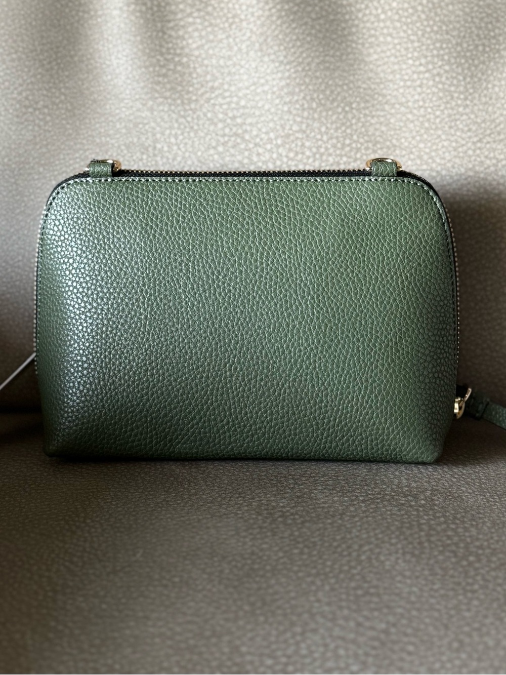 NWT Marc Jacobs Olive Green Pebbled Leather Crossbody - Picture 7 of 12
